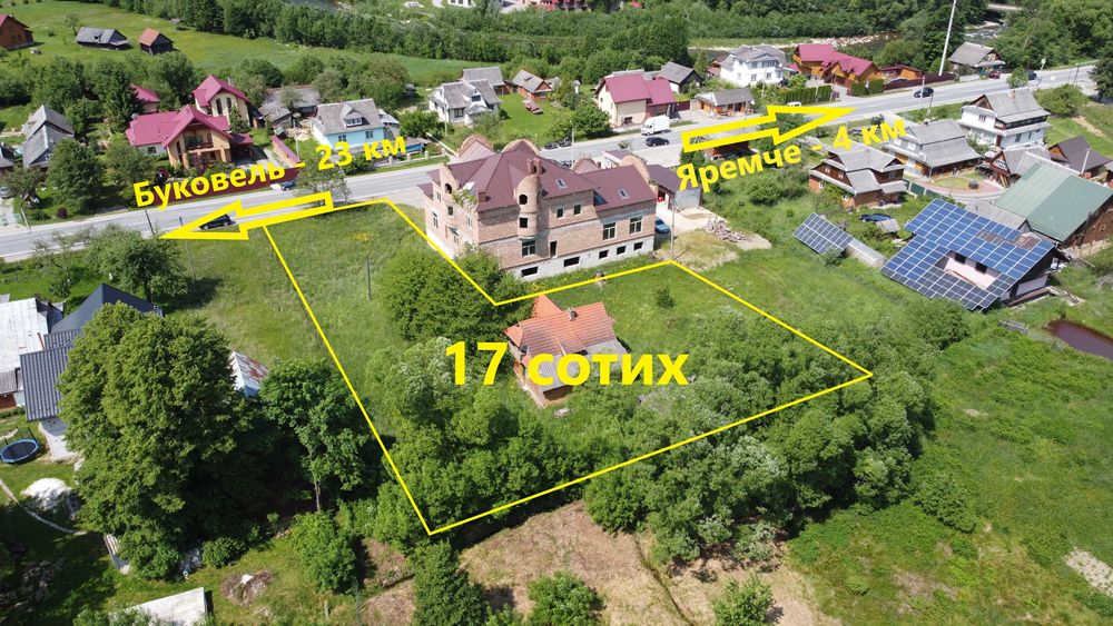Продається ділянка 17 сот. с. Микуличин. Під будівництво. Асфальт заїзд. Світло