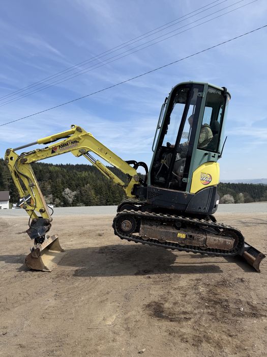 Mini koparka yanmar vio 25 jcb tekeuchi fr28 kubota u 27 cena brutto faktura vat zamiana