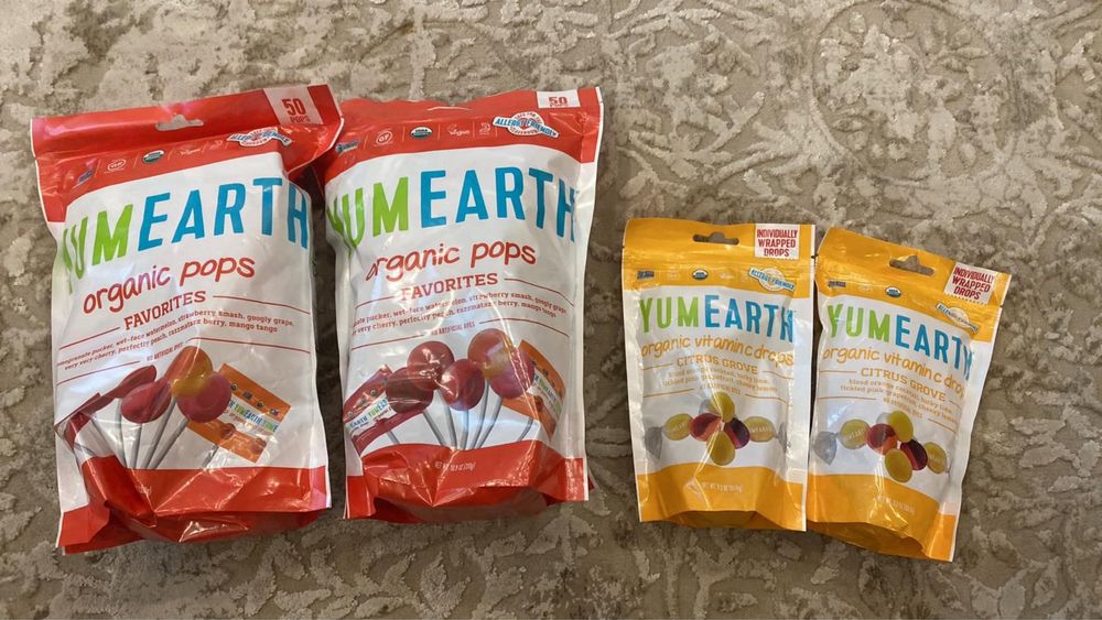 АКЦІЯ!!! Yumearth натуральные леденцы в наличии