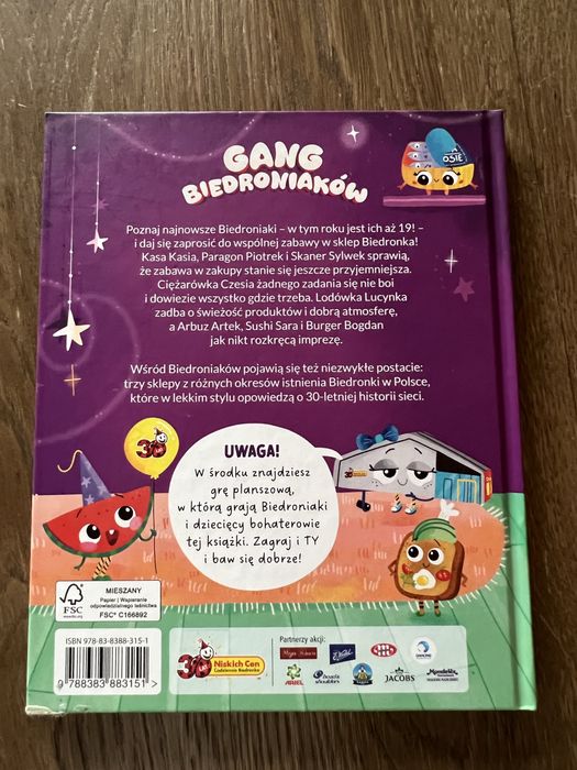 Książka z serii Gang z Biedronki
