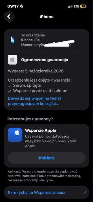 Iphone 16e kondycja 94%