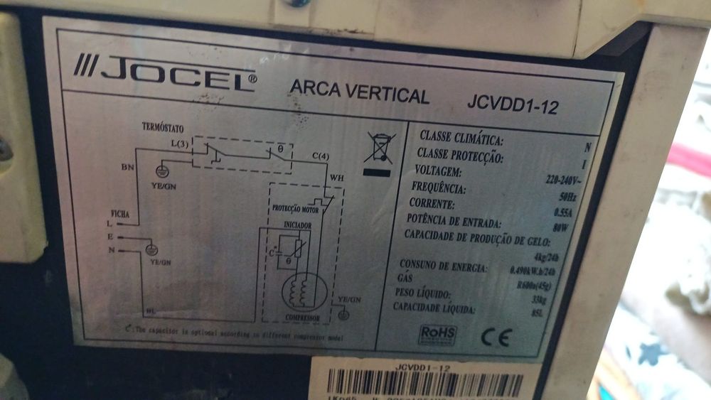 Arca congeladora vertical