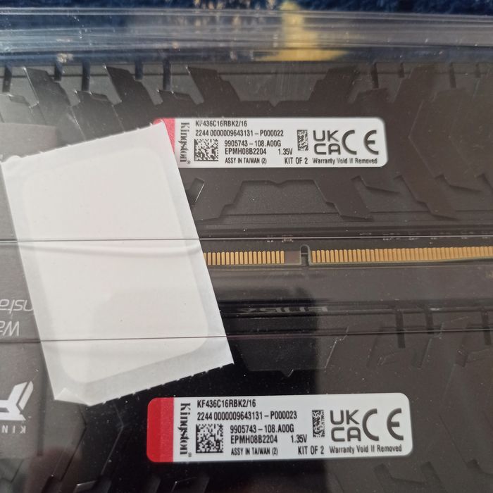 Оперативна пам'ять  Kingston fury renegade  16gb. 2x8gb 3600мгц.