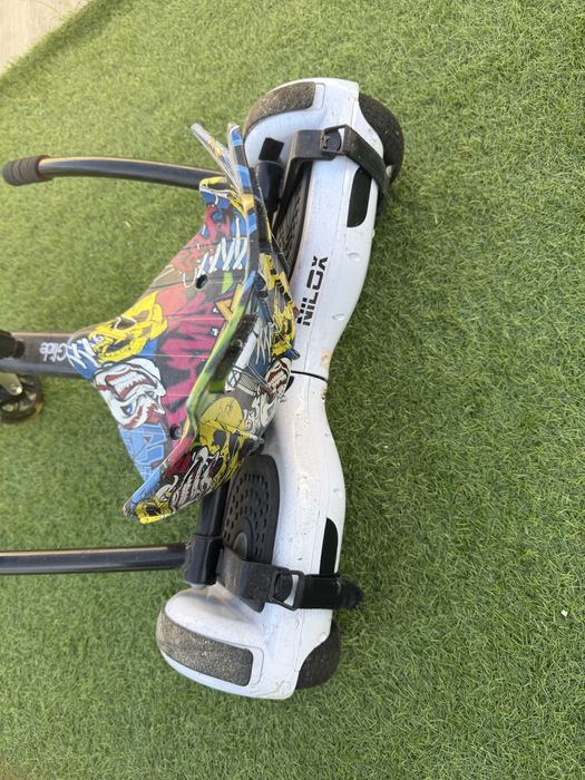 Trotineta eletrica Hoverboard NILOX 6.5 Branco + Bolsa