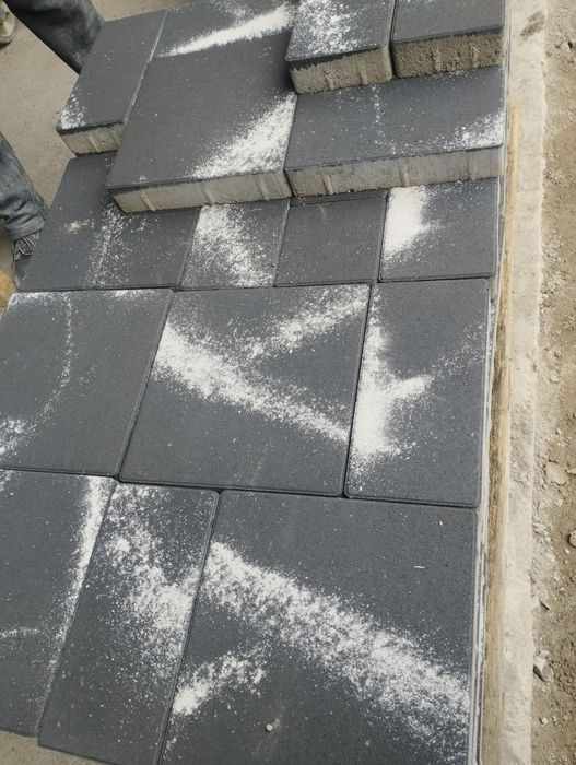 Блоки на паркан, бруківка