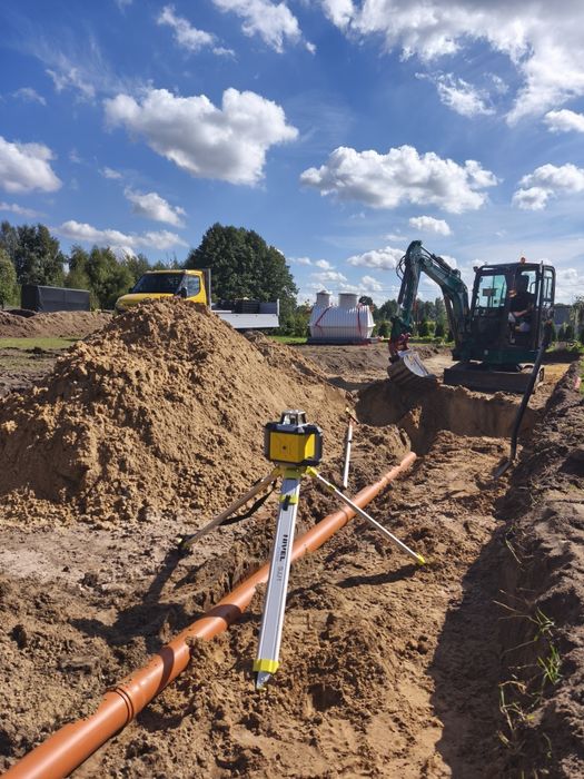 Usługi wynajem mini koparki 2.7T z operatorem + wywrotką 3 stronną IVE