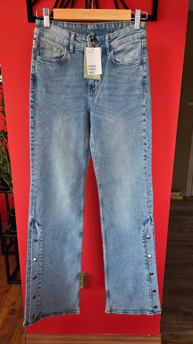 Jeansy H&M , flare. Nowe, modne, rozmiar 34