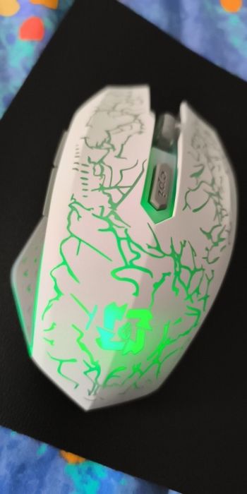 Мишка ігрова безпровідна безшумна з підсвіткою