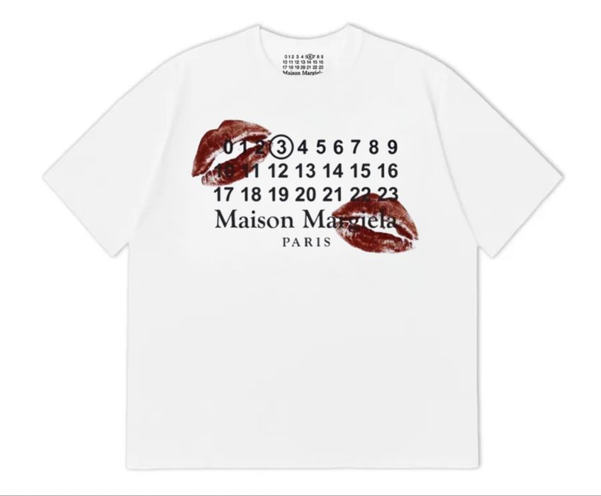 Футболки Maison Margiela Paris Logo унисекс мейсон марджела Новинки