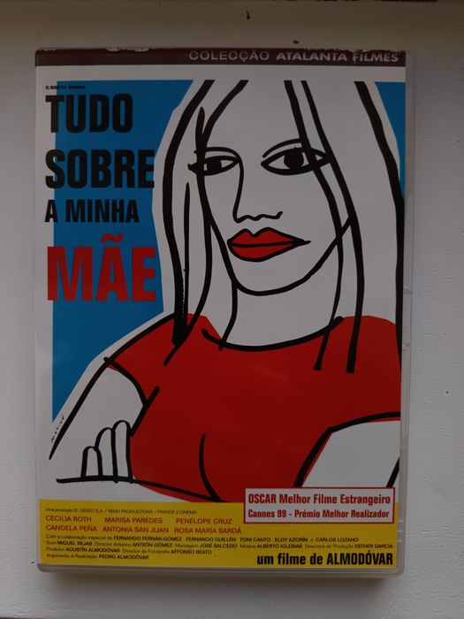 DVD tudo sobre a minha mãe - Almodóvar