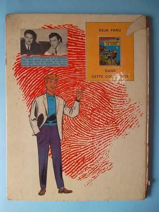 RIC HOCHET - 1ª Edição de 1964 - com desenho do autor Tibet