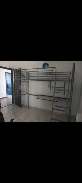 Łóżko piętrowe Ikea z biurkiem