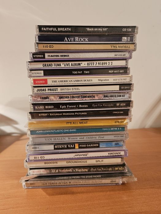 Plyty cd lata 70 80 rare bird, ave rock, itp