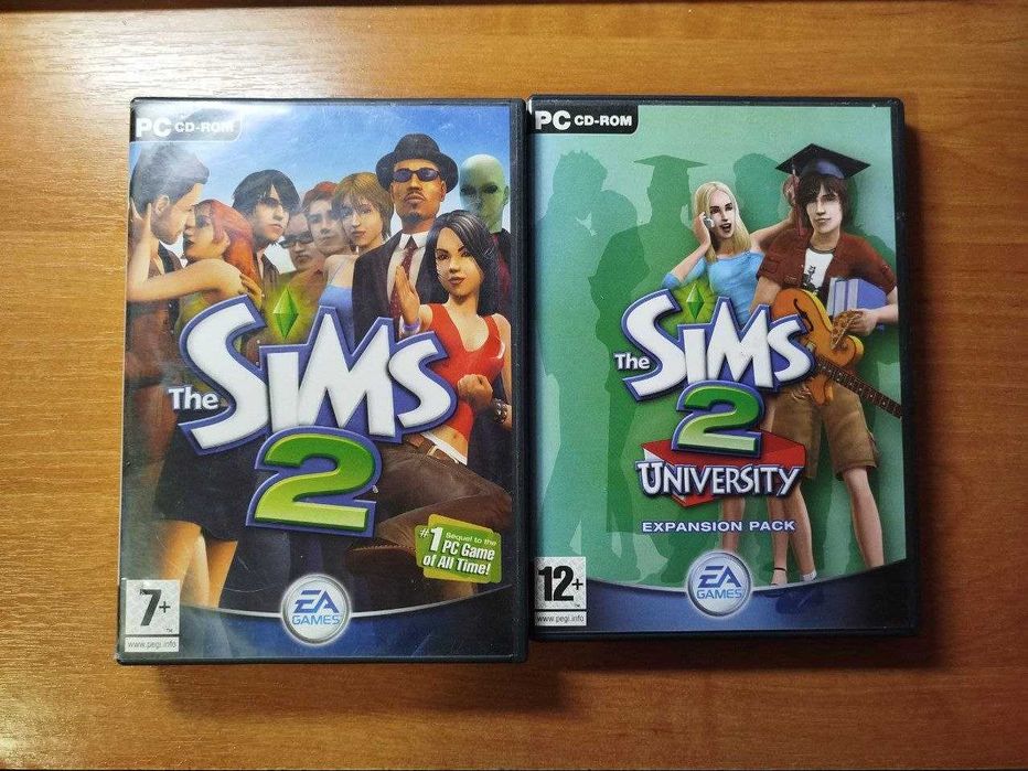 The Sims 2 (2004) + University (Лицензия) Б/У: 600 грн. - Ігри для PC ...