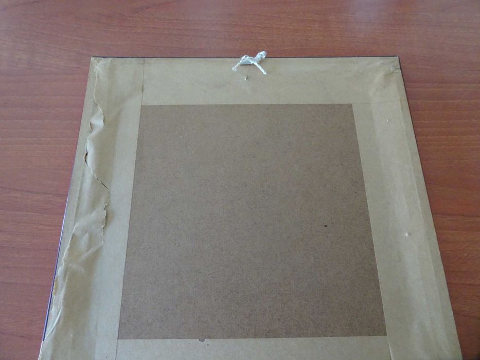 Quadro Bordado Ponto de Cruz "Palhaço" (Com Selo de Certificação)