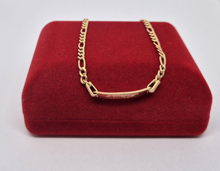 Bransoleta złota 3,37 g, złoto 18 KT, Komis Jasło Czackiego