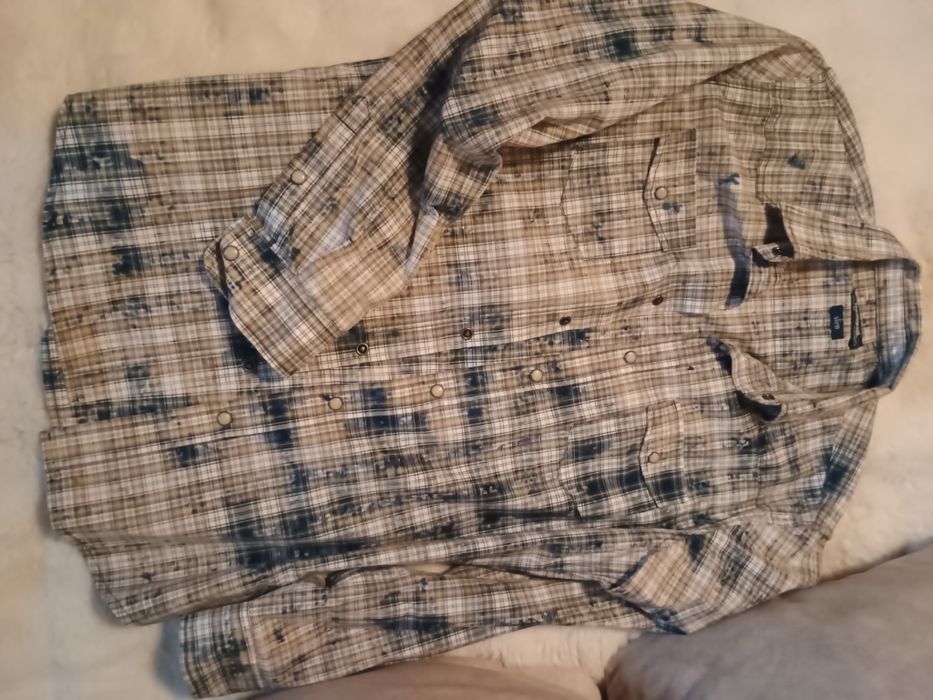 Чоловіча сорочка Desigual M. Синій з оливкою.