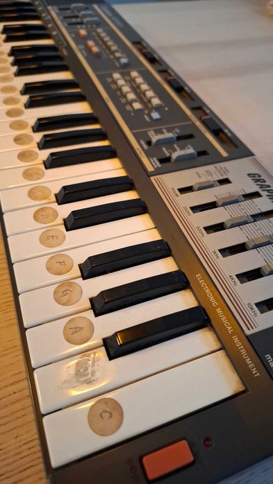 Teclado/Sintetizador Casio Casiotone MT-100 de 49 teclas - usado