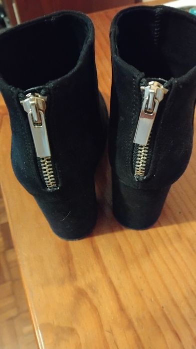 Botins pretos pull&bear