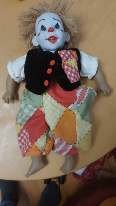Клоун игрушка красивый кукла