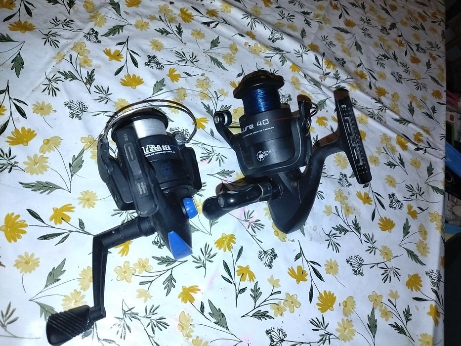 Carretos e canas  pesca