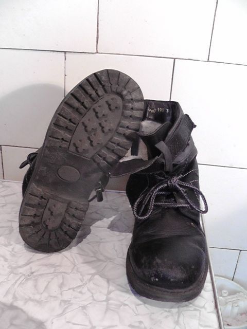 ботинки детские черные теплые 31