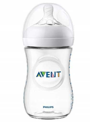 Zestaw 4 butelek Philips Avent 260ml + 4 smoczki i nie tylko  B028