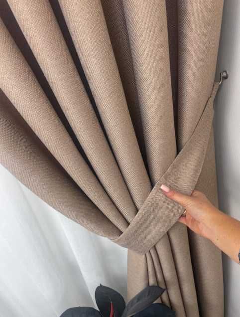 Штори БЛЕКАУТ готові, бархат шторы, гардины тюль мікровелюр мрамор