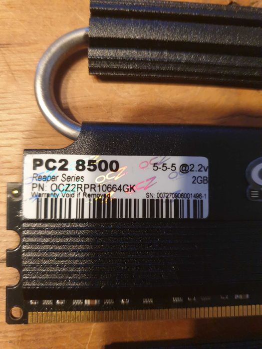 Pamięć OCZ Reaper 4gb ddr2