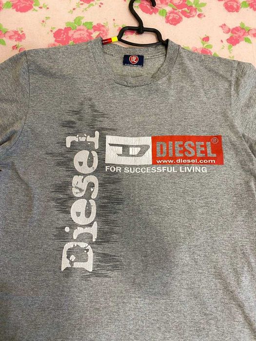 Diesel футболка мужская серая оригинал размер M