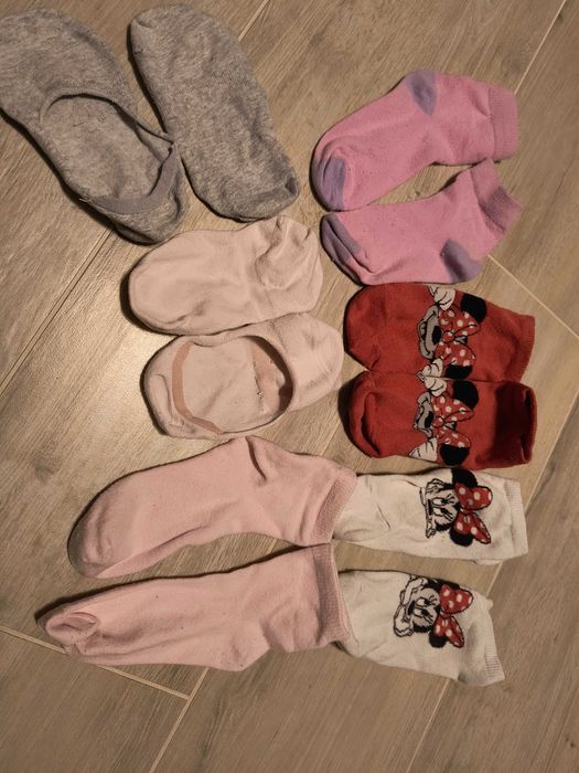 Skarpety skarpetki myszka Minnie stopki całość