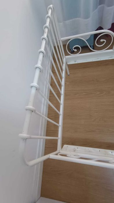 Cama branca MINNEN IKEA extensível