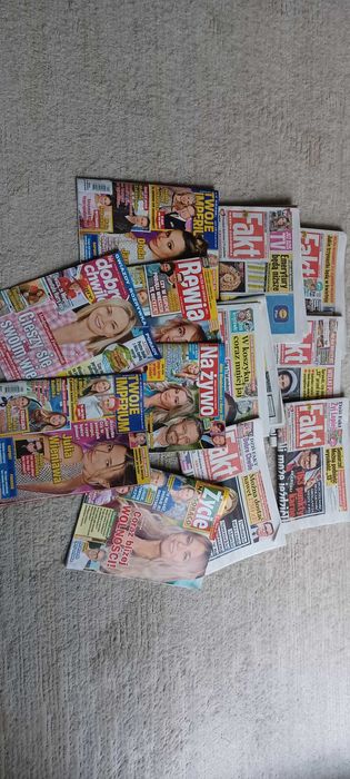 Fakt, Na Żywo, Twoje Imperium Życie na Gorąco gazety czasopisma 12 szt