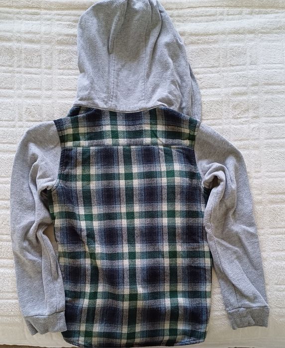 Bluza dziecięca z kapturem zapinana rozm. 128