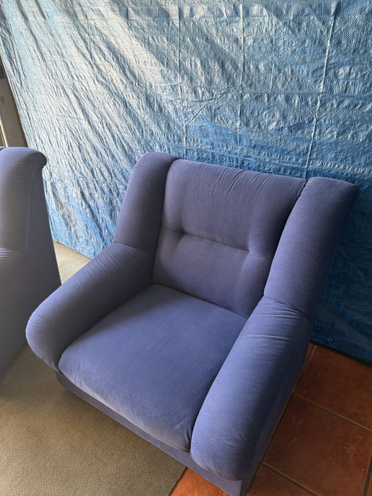 Poltronas / Sofás azuis