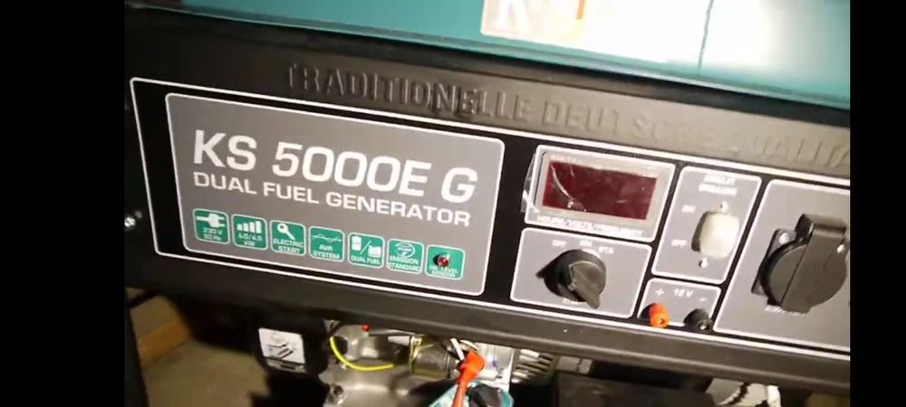 Генератор Könner & Söhnen KS 5000E G газ/бензин