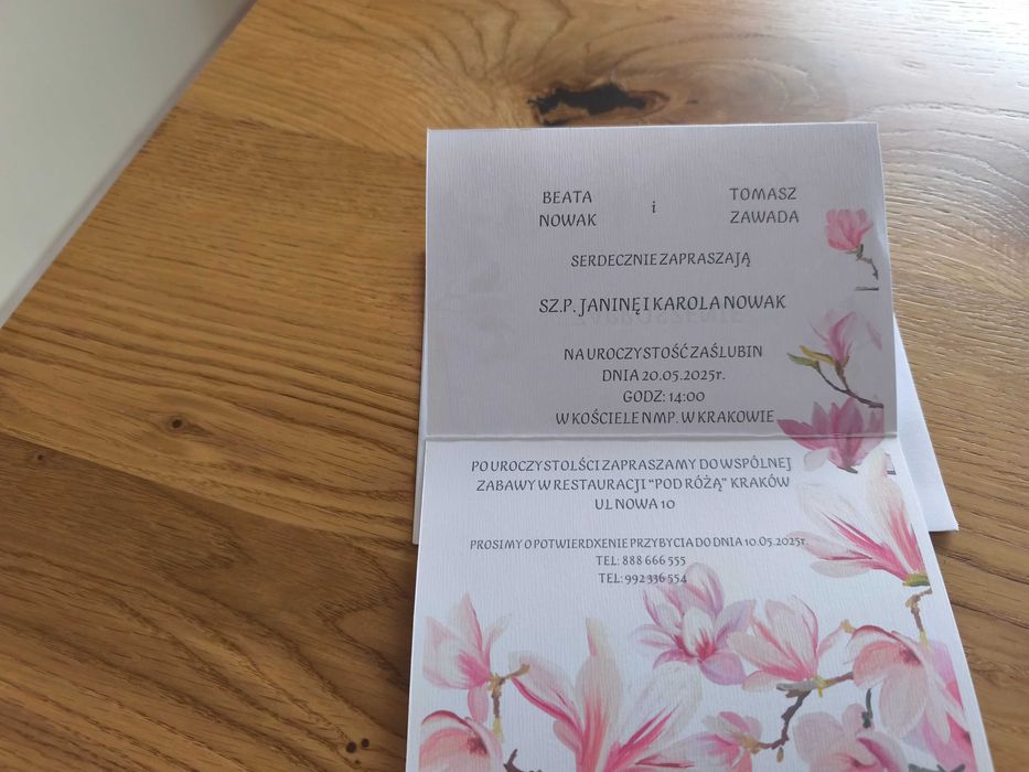 Zaproszenia na wyjątkowe okazje