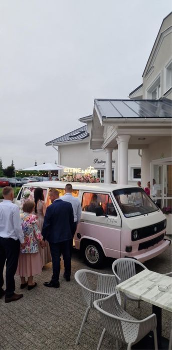 fotobus różowy , fotobudka