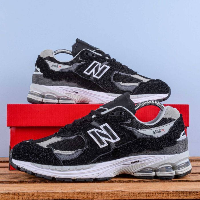 (1912) Чоловічі Кросівки New Balance 2002R чорні (41, 42) нб NB nb