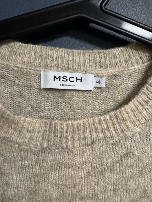 Beżowy sweter sweterek MSCH Copenhagen M/L  Moher wełna