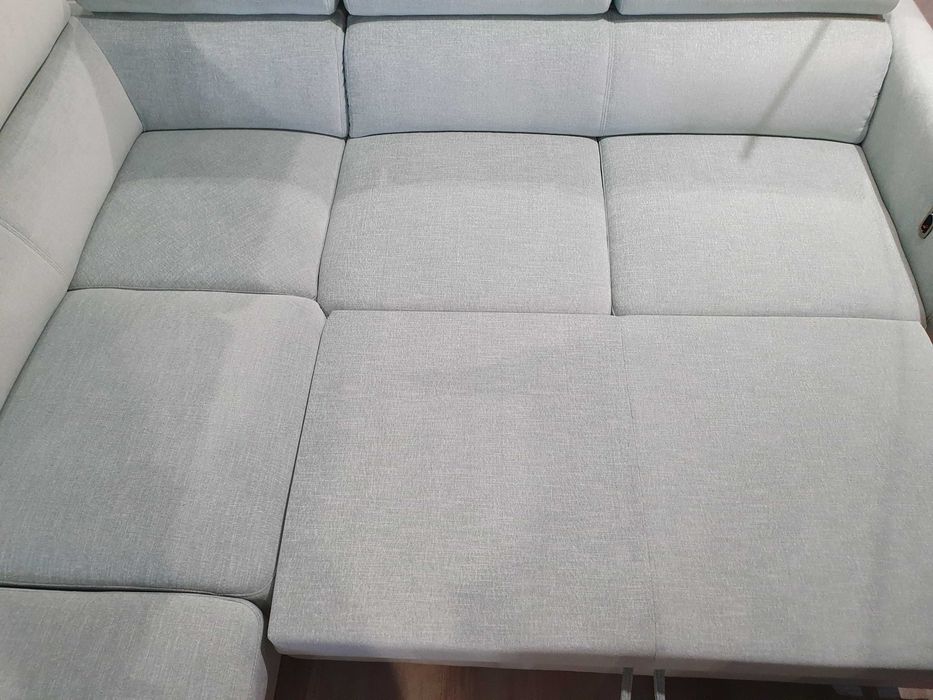 Narożnik Primula z funkcją spania,lampka,gniazdo USB VERO Promocja 15%