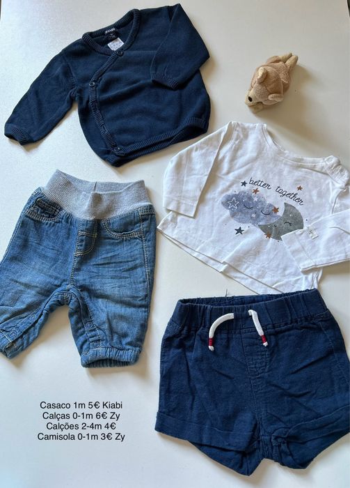 Roupa de bebé menino (tenho mais) 0m aos 6m