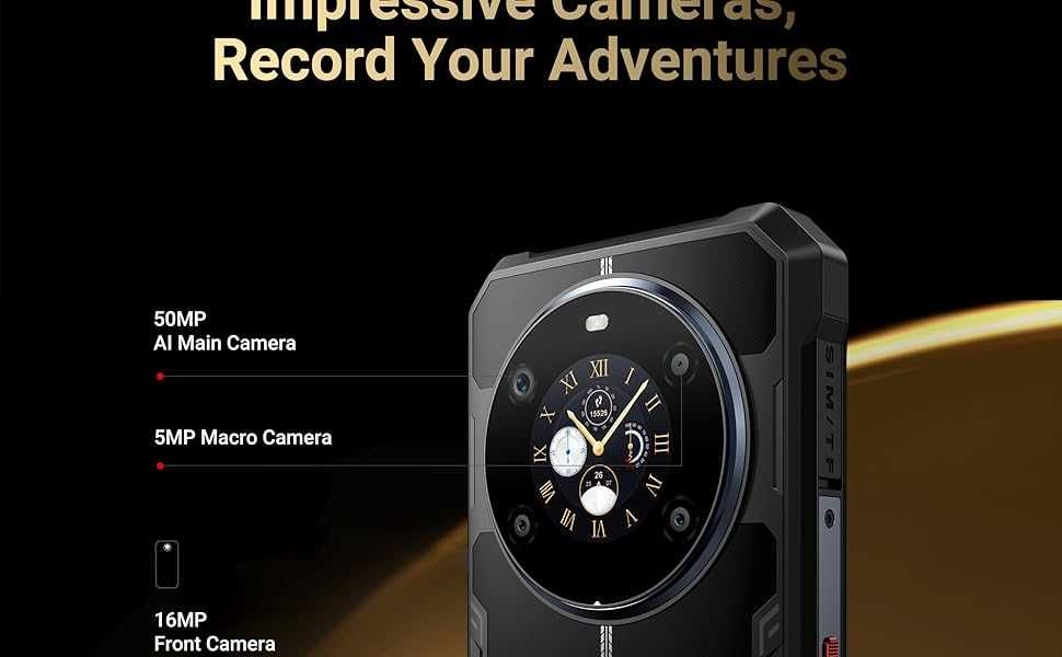 FOSSiBOT F109S 24GB 256GB Bateria 10600mAh Android 15