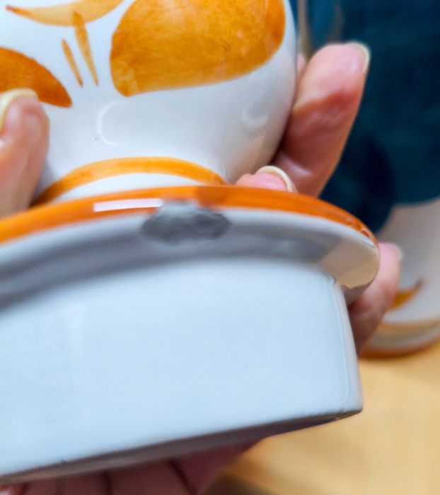 Fruteira e 2 potes da Olaria de Alcobaça OAL