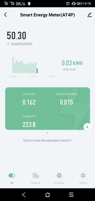 Реле напряжения 220В WiFi BT TUYA + счетчик + автомат+ мониторинг 100А