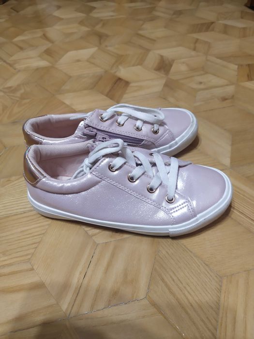 Buty trampki adidasy dla dziewczynki różowe błyszczące r.35 śliczne