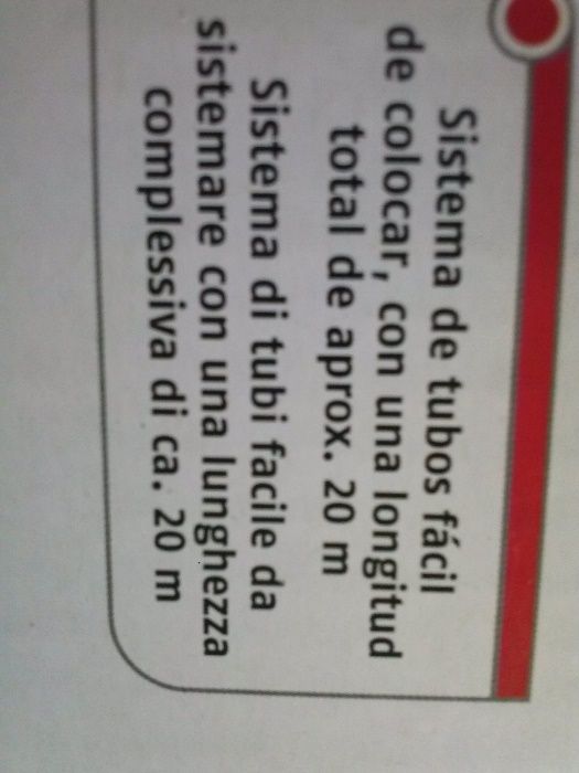 Sistema de rega caseiro 20 mts