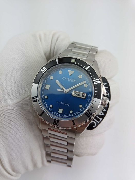 Японские мужские часы Citizen NH7530-52M сапфир, механика 21 камень