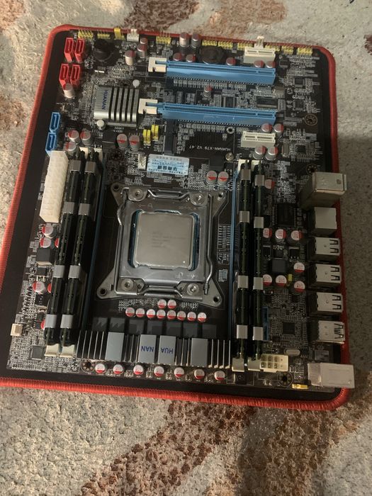 Комплект x79 процесор intel xeon E5-2689 ddr3 32gb 2400