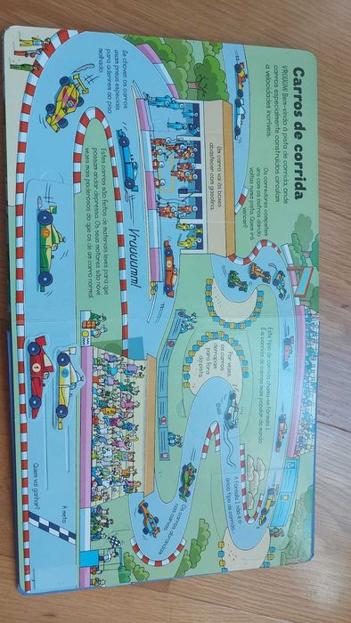 Livro de criança sobre Carros